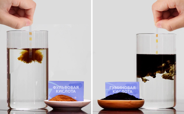 Порошок и концентрат гуминовой и фульвовой кислот