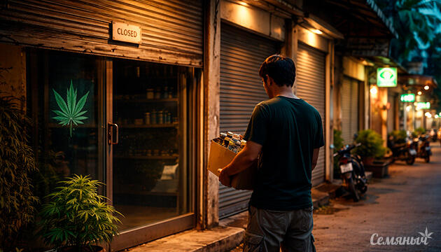 Новые требования вынуждают канна-магазины Таиланда прекращать работу Таиланд усиливает контроль над продажей каннабиса