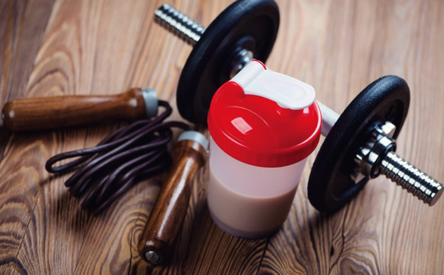 Коктейль с протеином после тренировки
