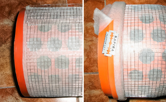 хомутание воздушного фильтра