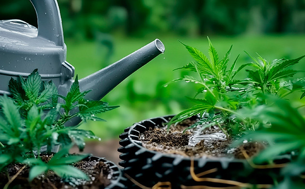 Как поливать коноплю для развития сильной корневой системы Правильный полив каннабиса для роста корней