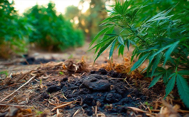 Как быстро применение гуано отражается на кустах марихуаны