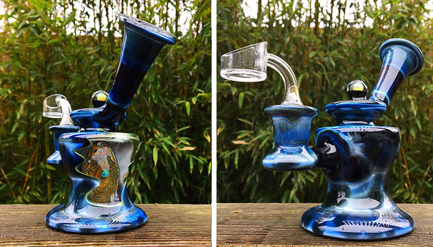 Бонг в форме яйца в чаше