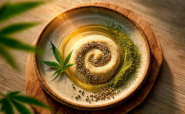 Продукты из конопли: источник энергии, витаминов и минералов Конопля на тарелке – природный источник энергии, молодости и гармонии