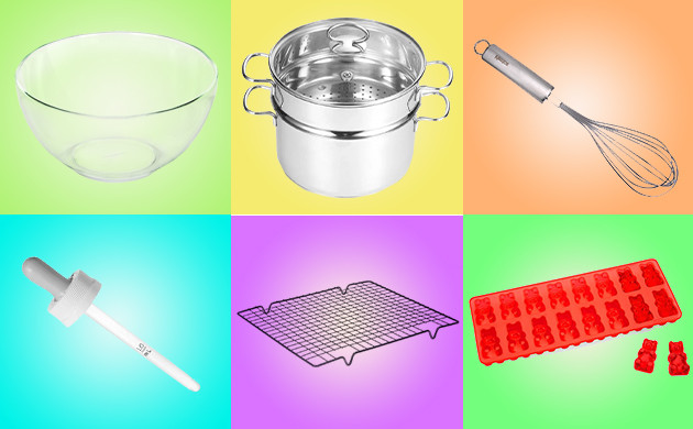 Инвентарь для изготовления конопляных мишек Посуда для приготовления мармеладных мишек