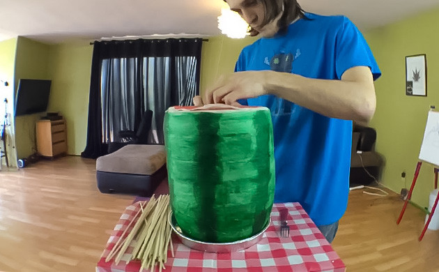 Самый большой в мире джойнт от Тони Гринхэнд Тони Гринхэнд и арбузный джойнт