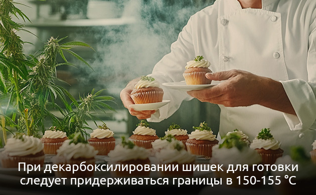Как правильно декарбоксилировать ТГК