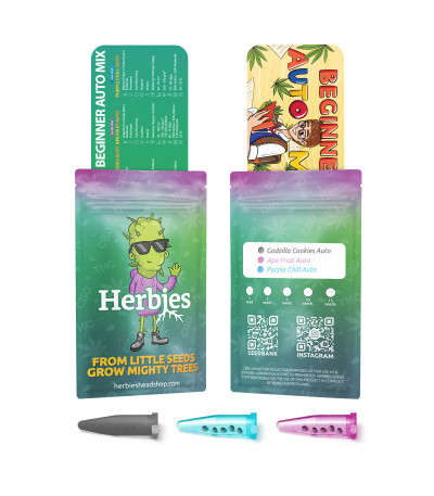 Микс семян конопли Beginner Auto Mix Pack fem (Herbies Seeds)