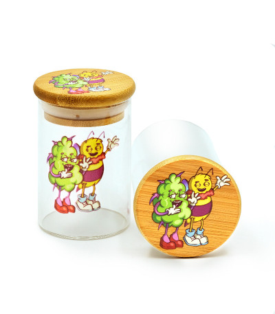 Баночка герметичная с принтом 7CH, маленькая