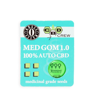 Семена сорта Med GOM 1.0 auto fem