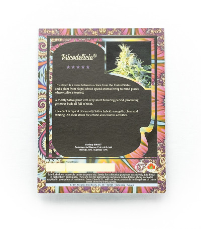 Семена сорта Psicodelicia fem (Sweet Seeds)