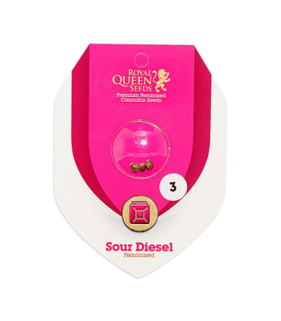 Семена сорта Sour Diesel fem (Royal Queen Seeds)