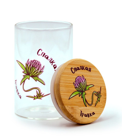 Баночка герметичная с принтом 7CH, большая