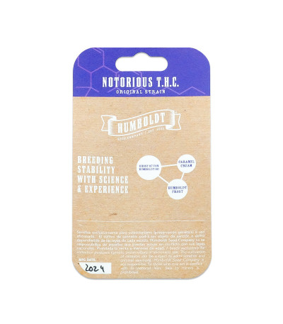 Семена сорта Notorious THC fem (Humboldt Seed Company)