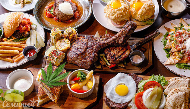 Блюда на столе